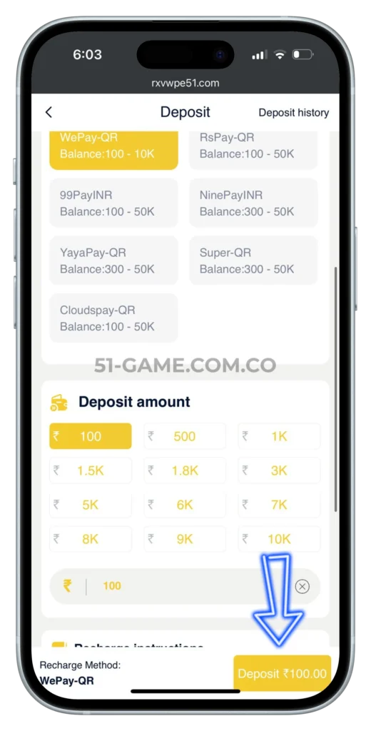 51-game-deposit-page